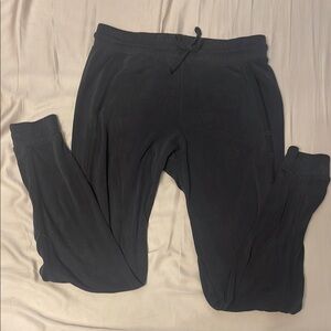 Free People Black Joggers with Elastic Waistband